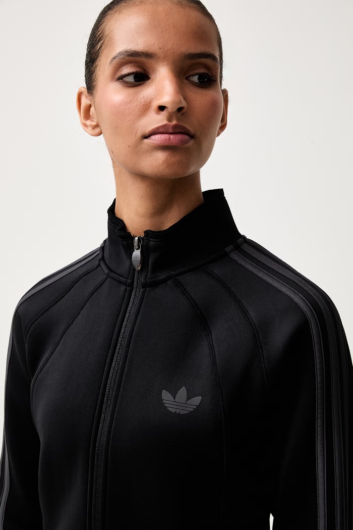 adidas Originals кофта на застёжке для женщин SST 2.0 чёрный KT1780