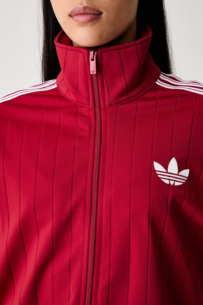 adidas Originals кофта на застёжке для женщин Firebird KS9984 красный