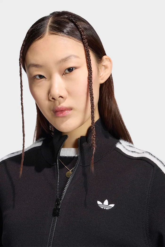 Bluza rozpinana damska z wiskozą Firebird adidas Originals KS7366 czarny