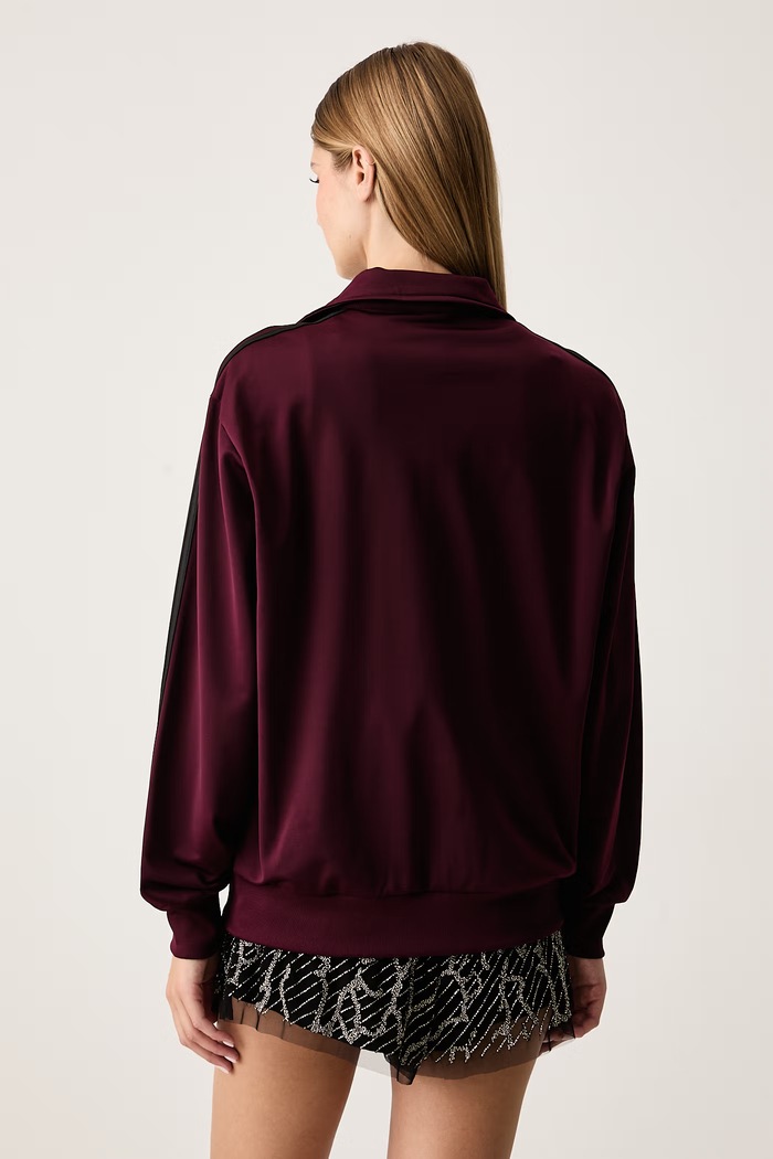 Oblačila adidas Originals Jopica ženska Firebird KS4678 bordo