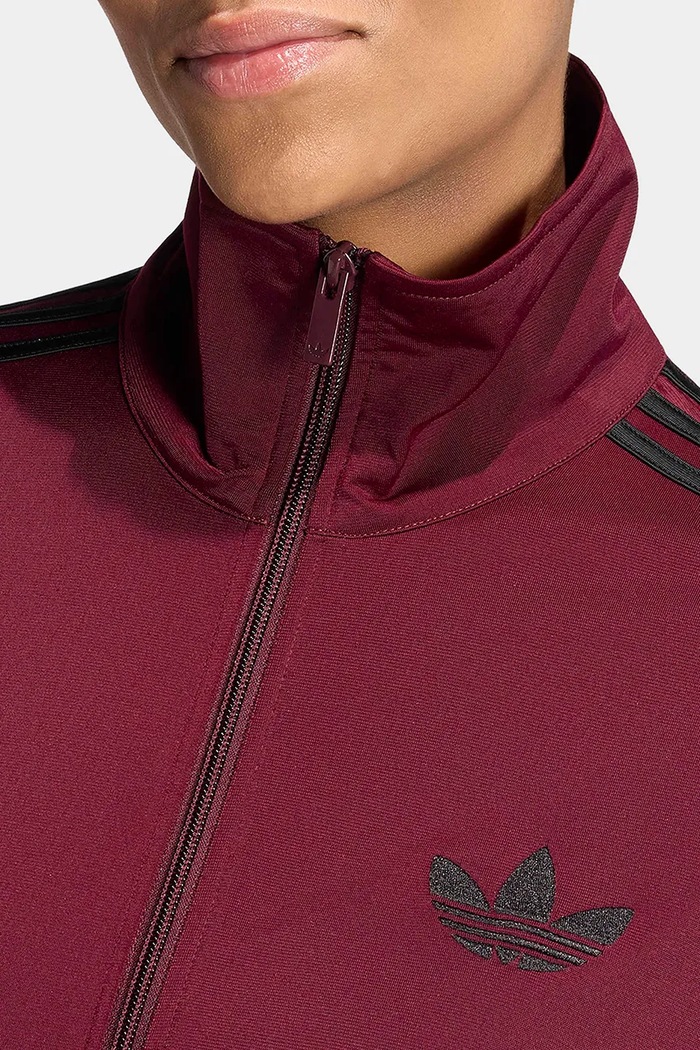 Felpa con cerniera da donna Firebird adidas Originals granata KS4678