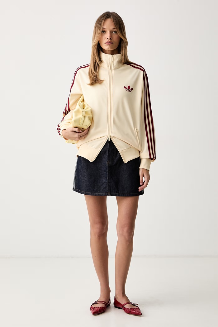 adidas Originals bluza rozpinana damska Firebird KS4674. żółty AW26