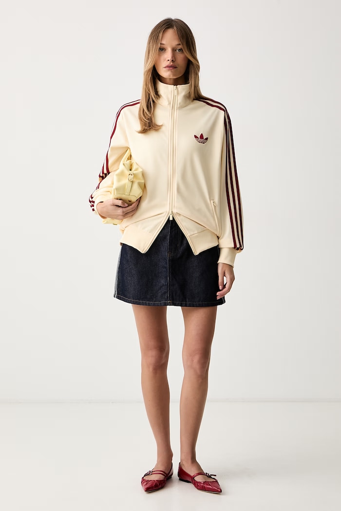 adidas Originals bluza rozpinana damska Firebird KS4674. żółty AW26