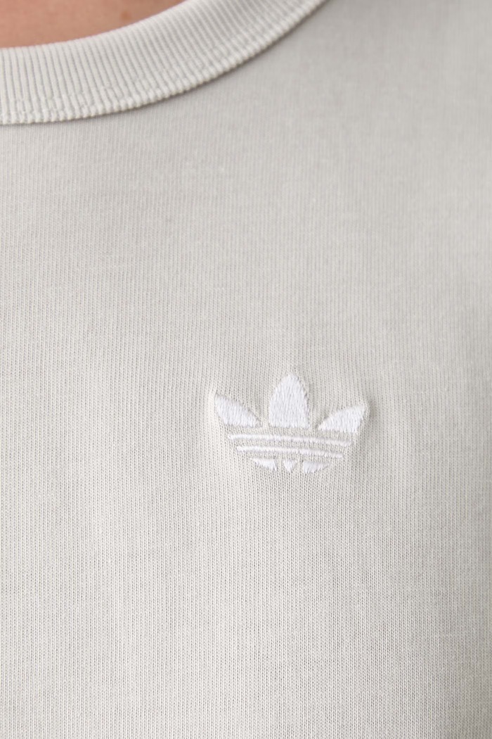 adidas Originals longsleeve damski bawełniany Essentials KR8791 szary