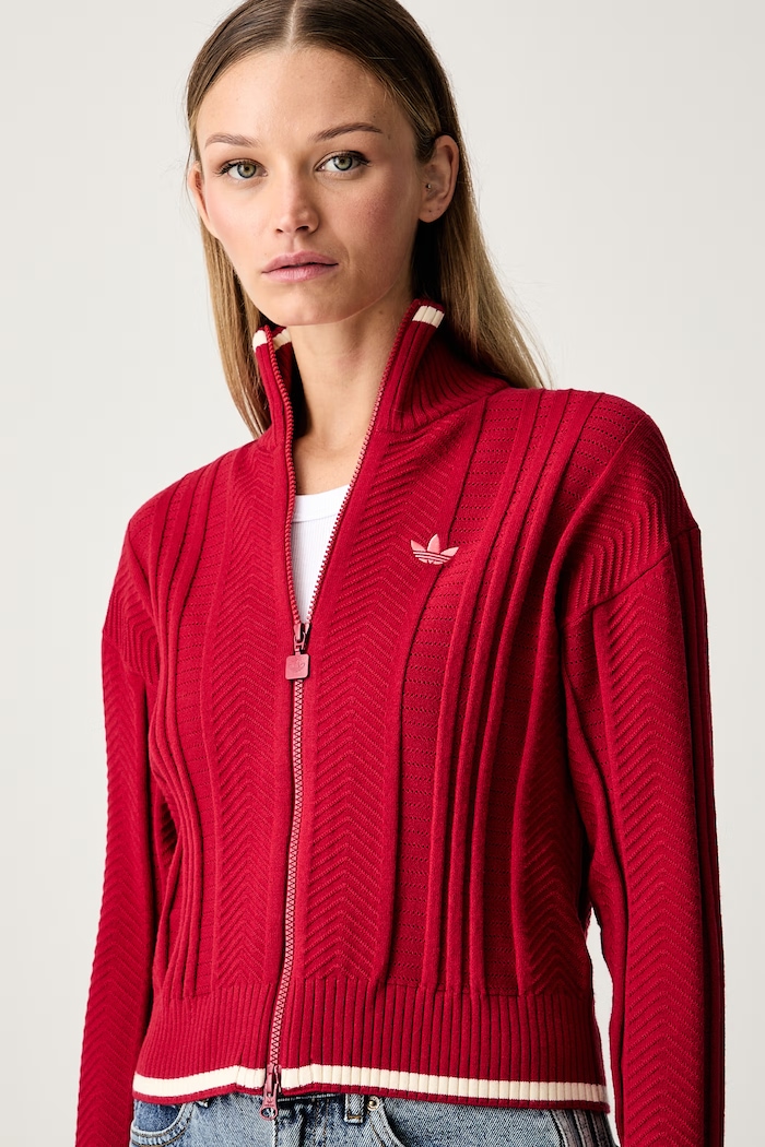 adidas Originals ζακέτα Γυναικεία Firebird κόκκινο KR7046