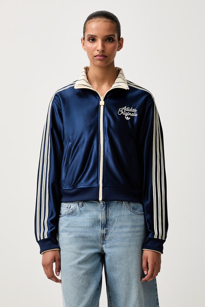 adidas Originals двусторонняя кофта для женщин Firebird жёлтый KR7031