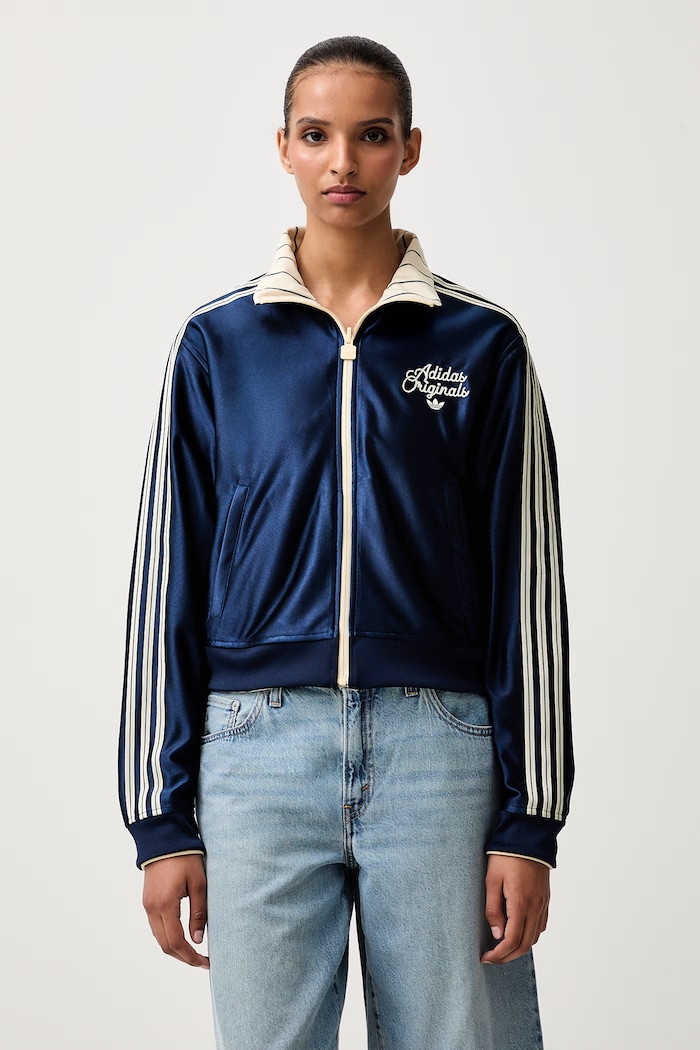adidas Originals двусторонняя кофта для женщин Firebird жёлтый KR7031