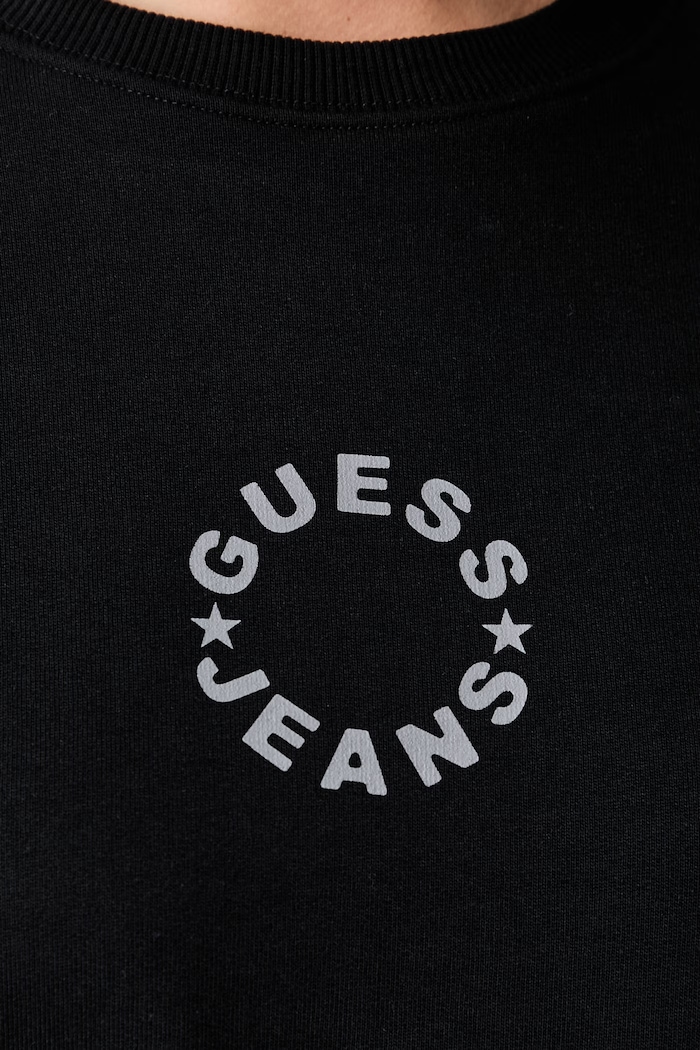 Guess Jeans hanorac pentru femei din bumbac W6YQ19.K4778 negru