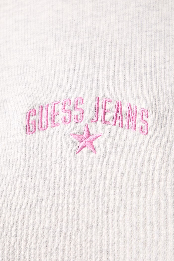 Guess Jeans μπλούζα γυναικεία βαμβακερή W6YQ03.K3828 γκρί