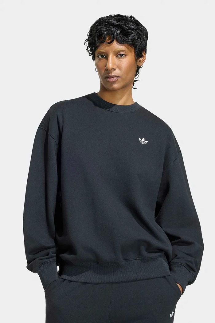 adidas Originals Bluza damska bawełniana Essentials czarny KR3603