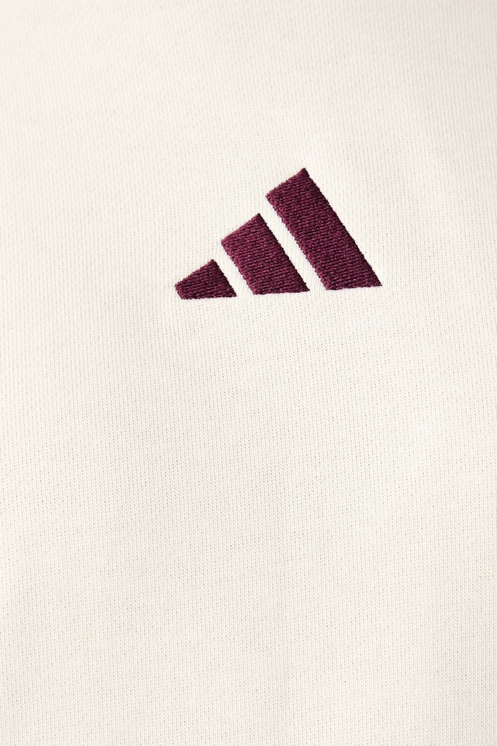 Dukserica za žene s pamukom Essentials adidas bež KR1026