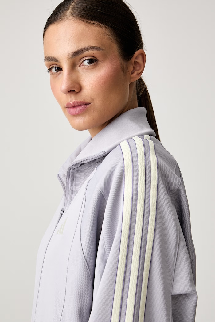 adidas bluza damska z bawełną Stadium fioletowy KV0599