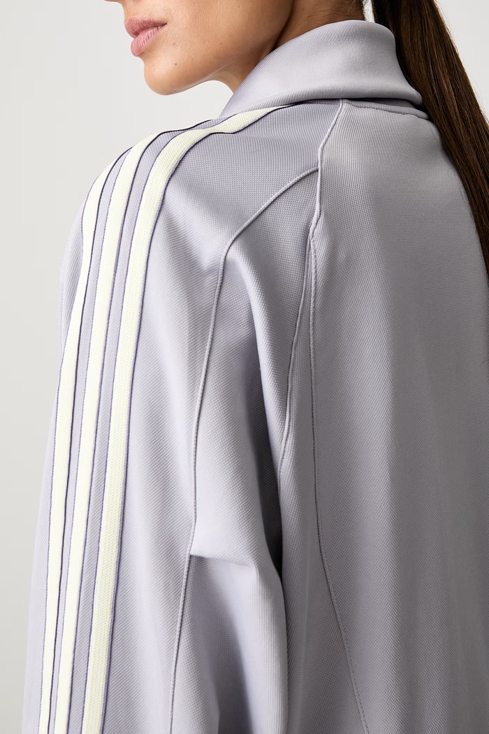 adidas bluza damska z bawełną Stadium KV0599 fioletowy