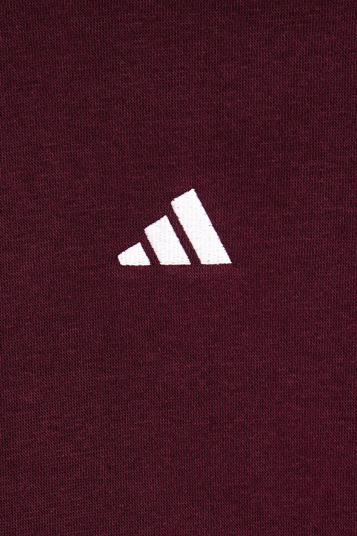 Pulover ženski z bombažem Soft Lux adidas bordo KF8421