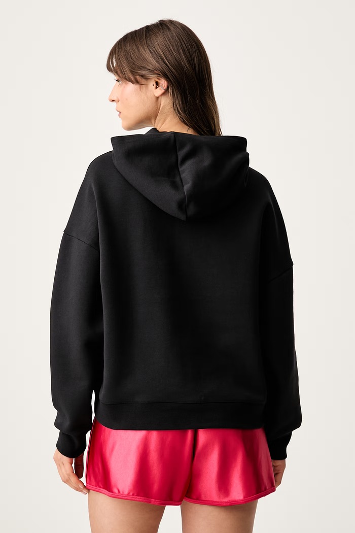 Odzież adidas bluza z kapturem damska z bawełną x Farm Rio KR0252 czarny
