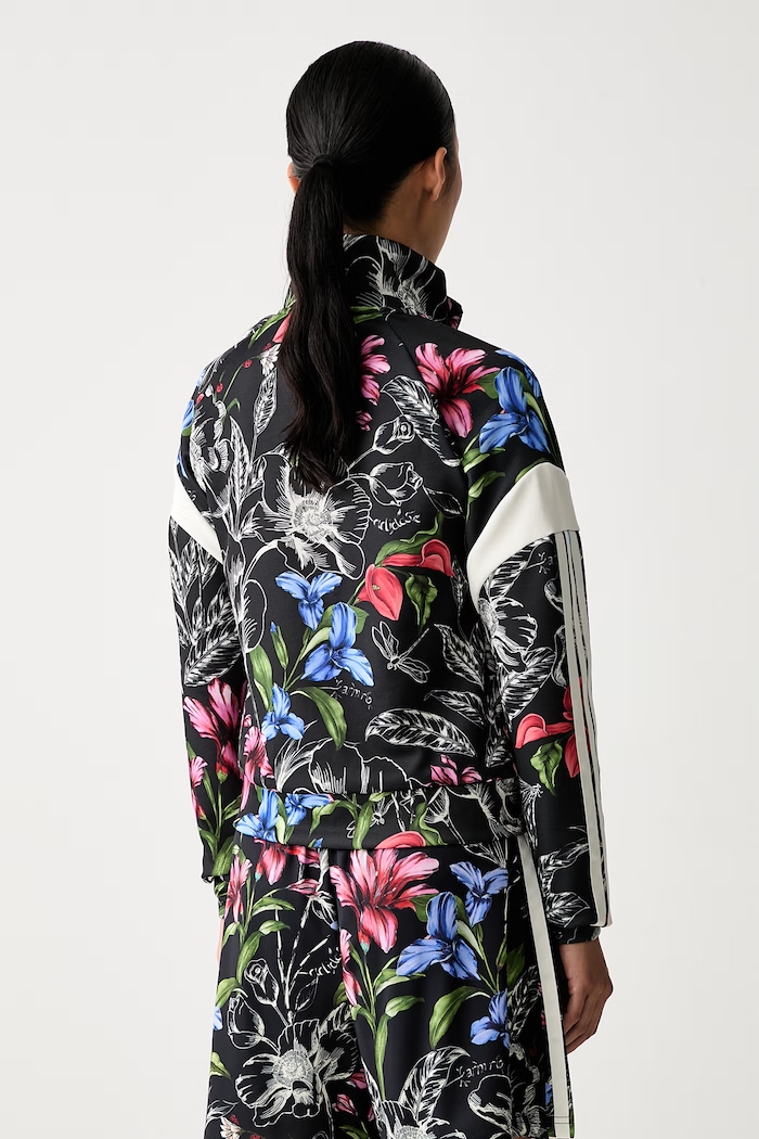 Odzież adidas bluza rozpinana damska x Farm Rio KX0042 czarny