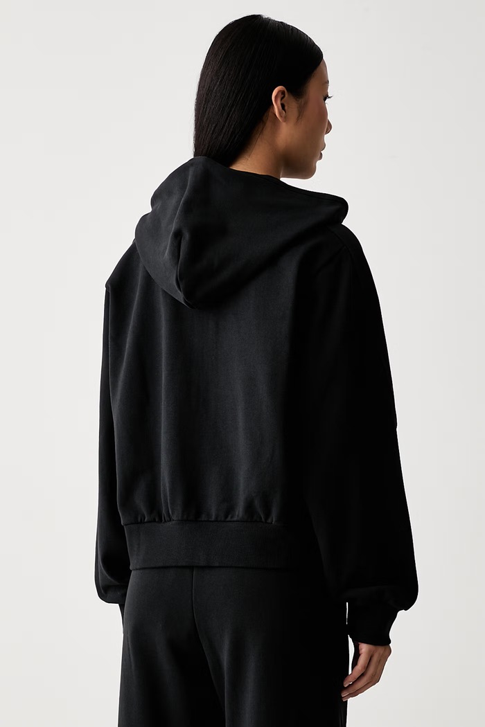 Odzież adidas bluza z kapturem damska bawełniana KV7323 czarny