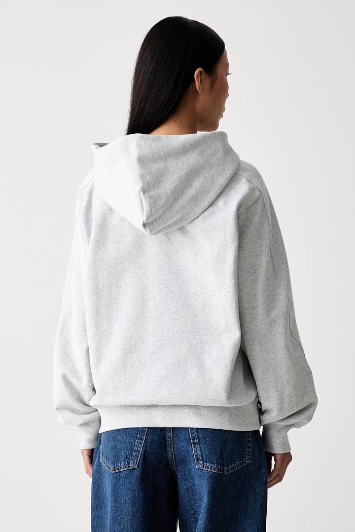 Odzież adidas bluza z kapturem damska bawełniana KV9785 szary
