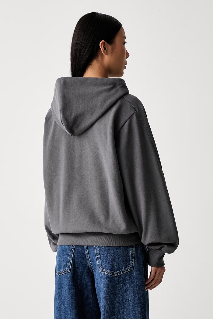 Odzież adidas bluza z kapturem damska bawełniana KV9794 szary