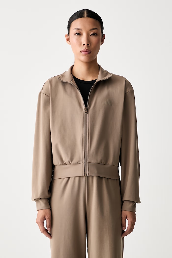 adidas komplet dresowy damski Laziday beżowy KZ3011