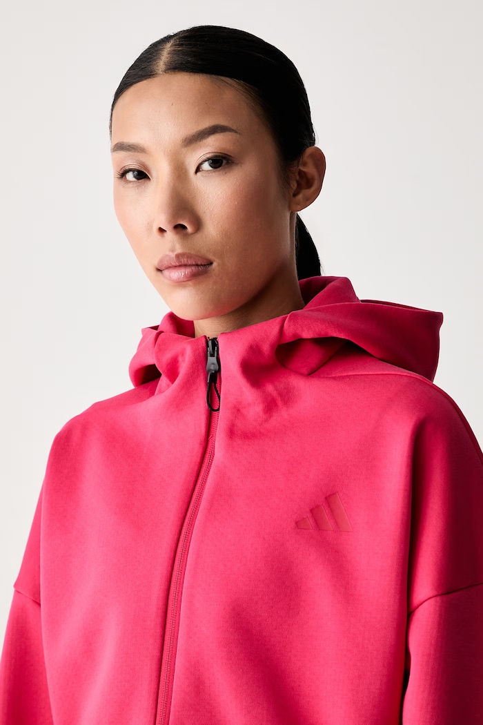 adidas bluza rozpinana z kapturem damska Z.N.E różowy KF6329