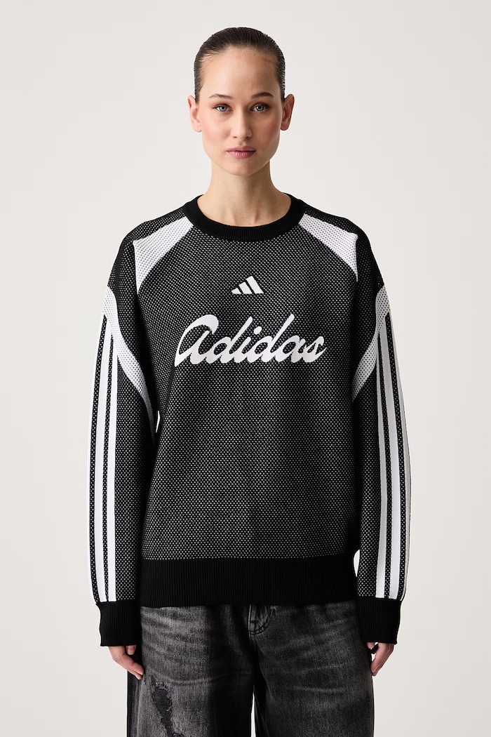 adidas Felpa da donna House of Tiro nero KF7275