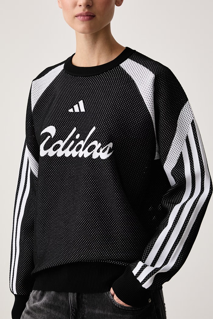 Felpa da donna House of Tiro adidas KF7275 nero