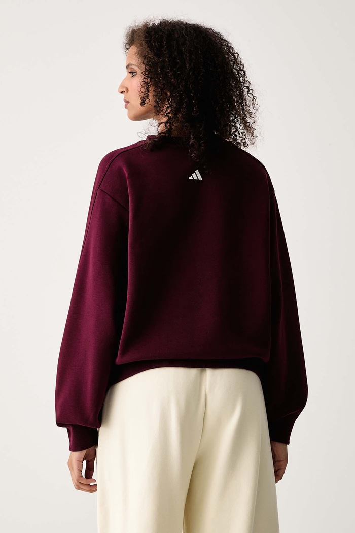 Odzież adidas Bluza damska z bawełną Chenille Pack KU0327 bordowy