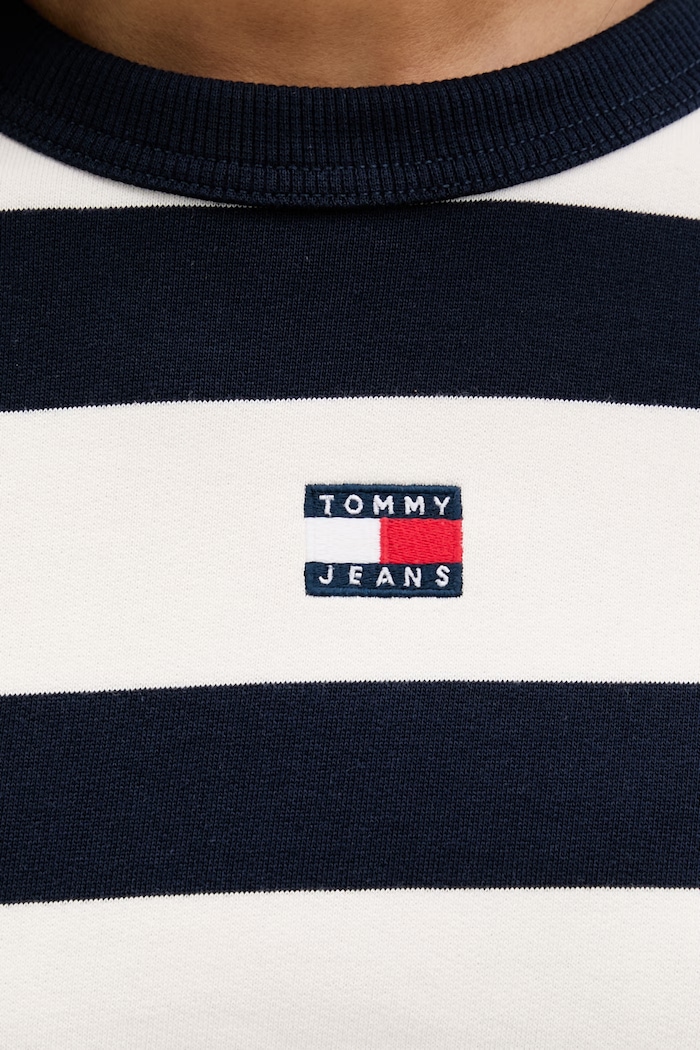 Tommy Jeans bluza oversize damska bawełniana DW0DW22824 granatowy