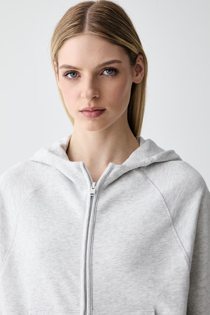 Tommy Jeans jopica ženska bombažna siva DW0DW22834