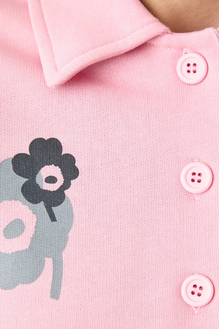 Суичър дамски от памук Marimekko розов 096195