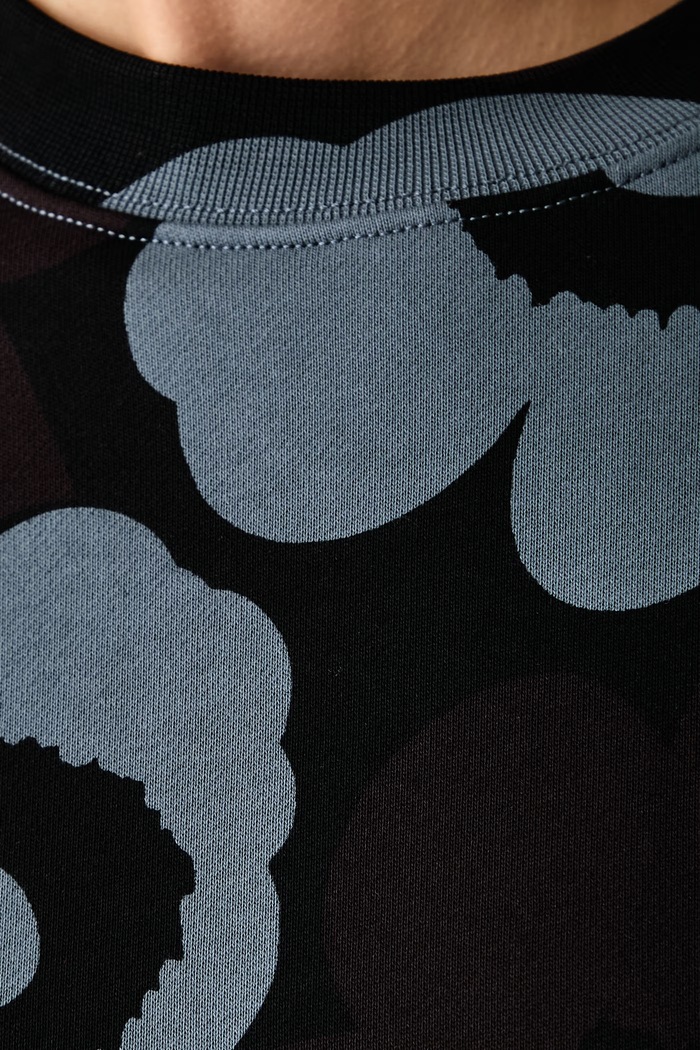 Μπλούζα γυναικεία βαμβακερή Marimekko μαύρο 096191