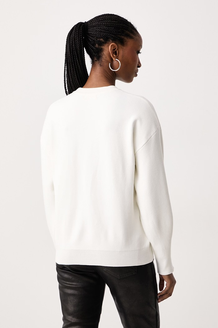 Odzież Guess Sweter damski z wiskozą EVELYN W6BR52.Z1453 beżowy
