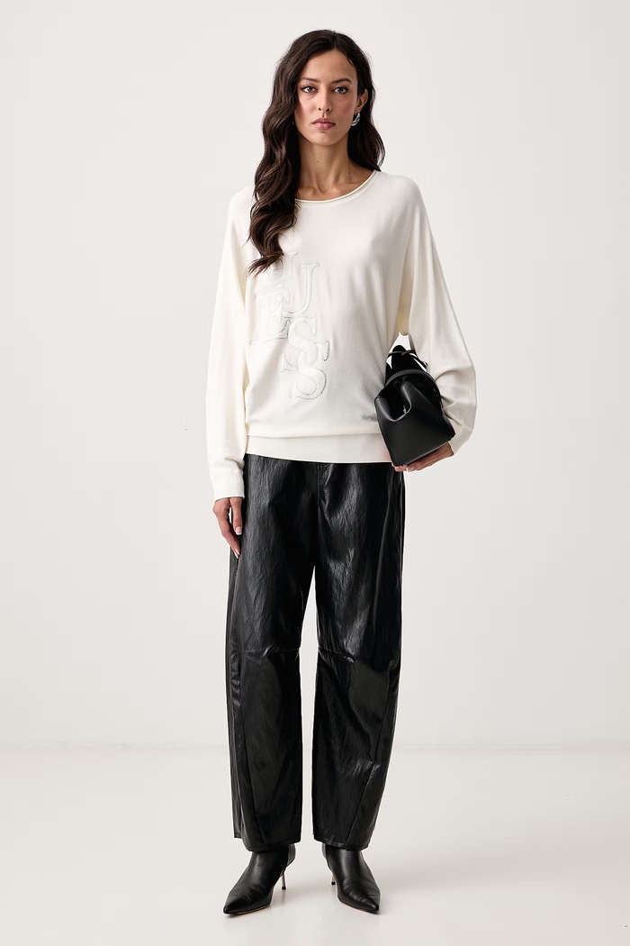 Guess Sweter damski z wiskozą ESMERALDA W6BR51.Z1452 beżowy AW26