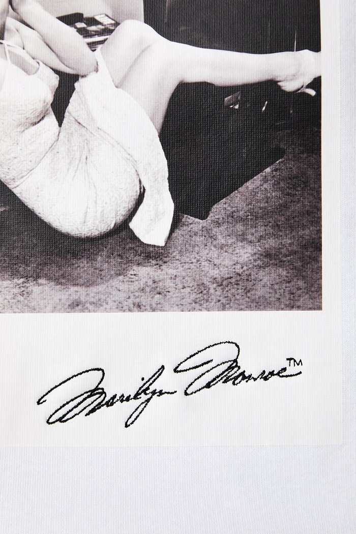 Кофта для женщин с хлопком x MARILYN MONROE Guess белый W6BQ19.K6978