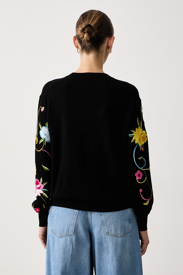 Odzież Kenzo Sweter damski z wełną FG62PU7523FK czarny
