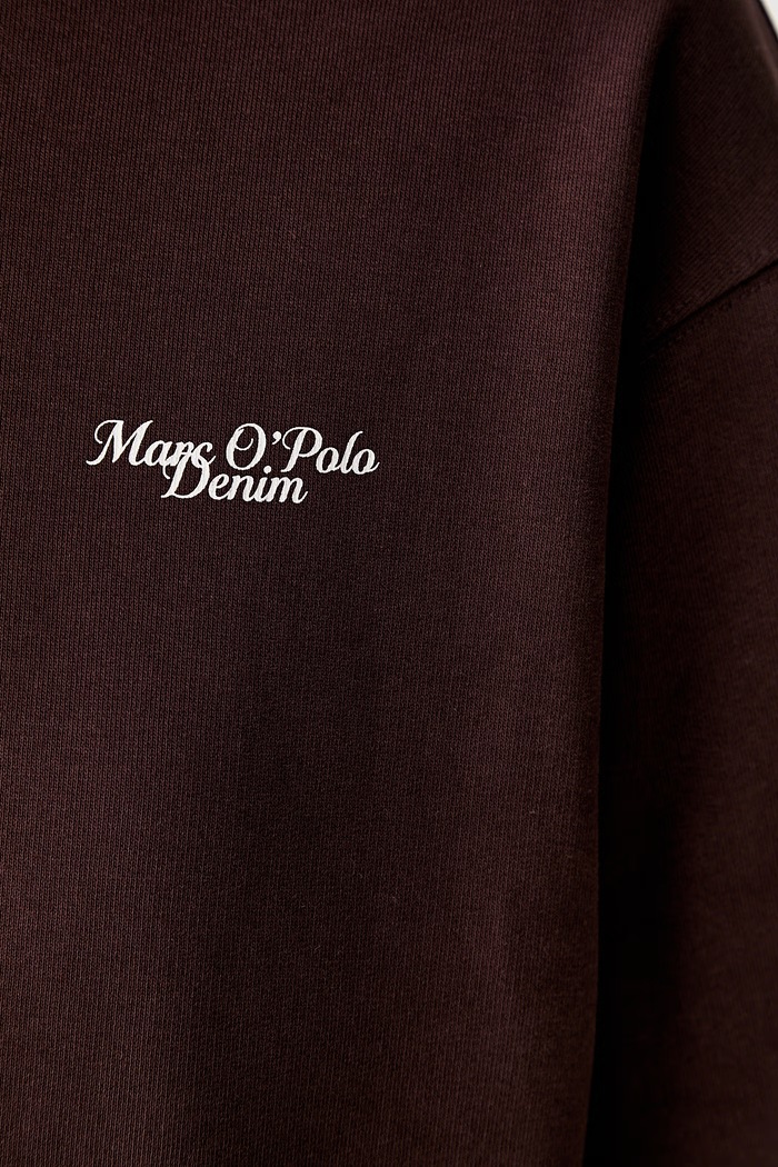 Marc O'Polo bluza damska bawełniana 5000013863 bordowy