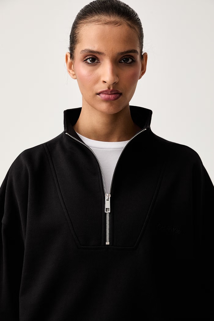 Calvin Klein bluza damska bawełniana czarny LV044G247G