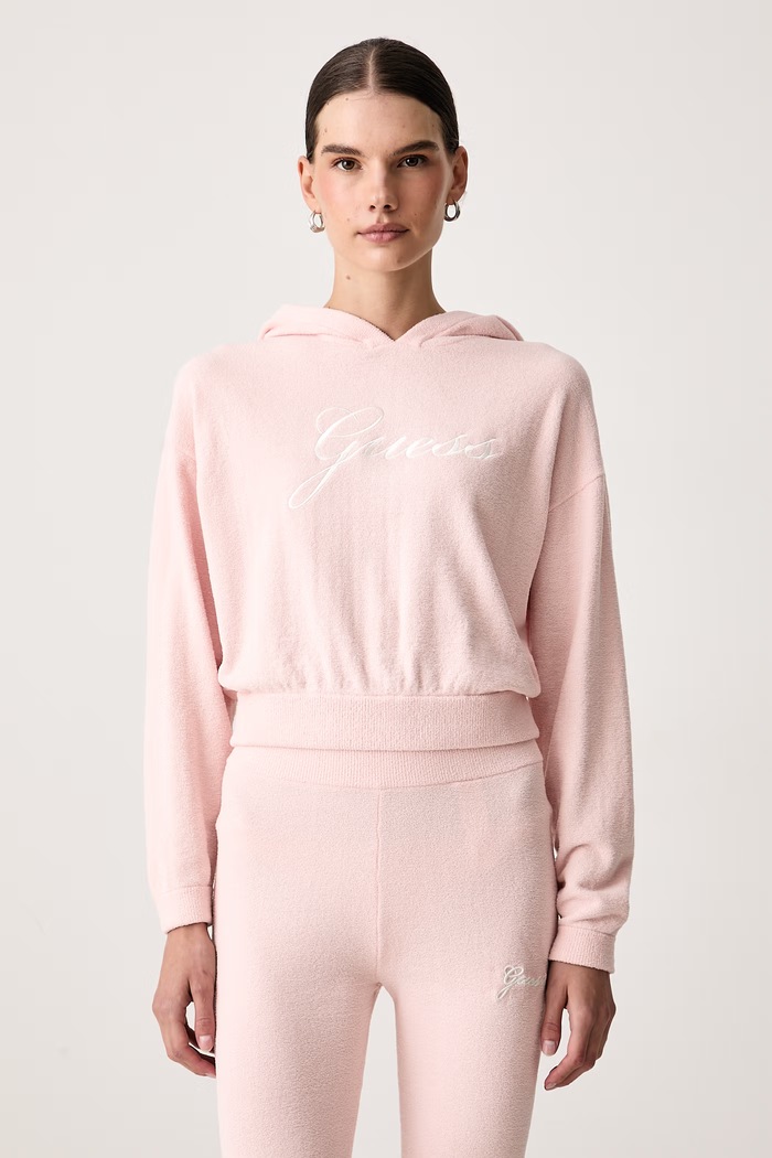 Guess Bluza lounge damska ARIA różowy O6BR04.Z1146