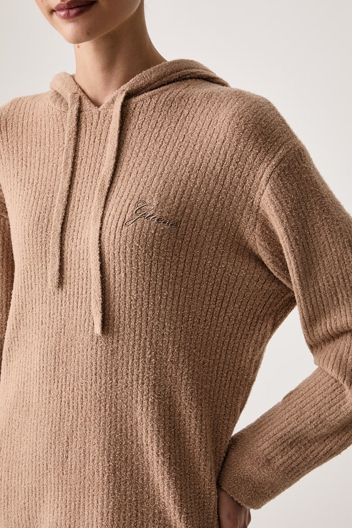 Bluza lounge damska LUA Guess O6BR02.Z1144 beżowy