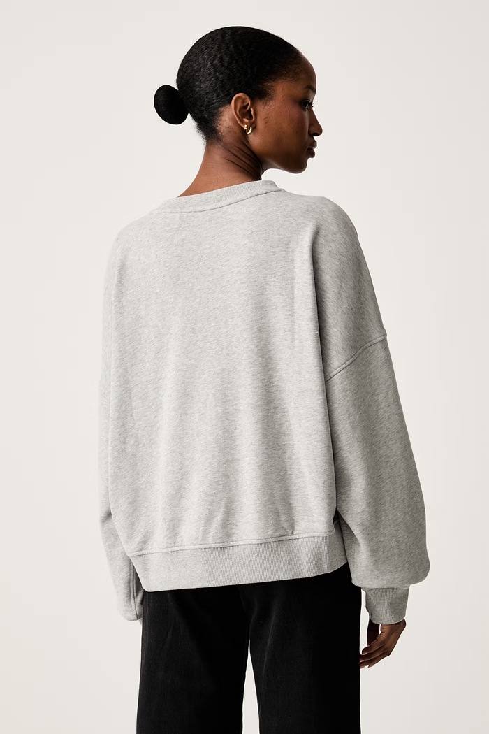 Odjeća BOSS Orange oversize dukserica od pamuka C_Ever_5 50565446 siva