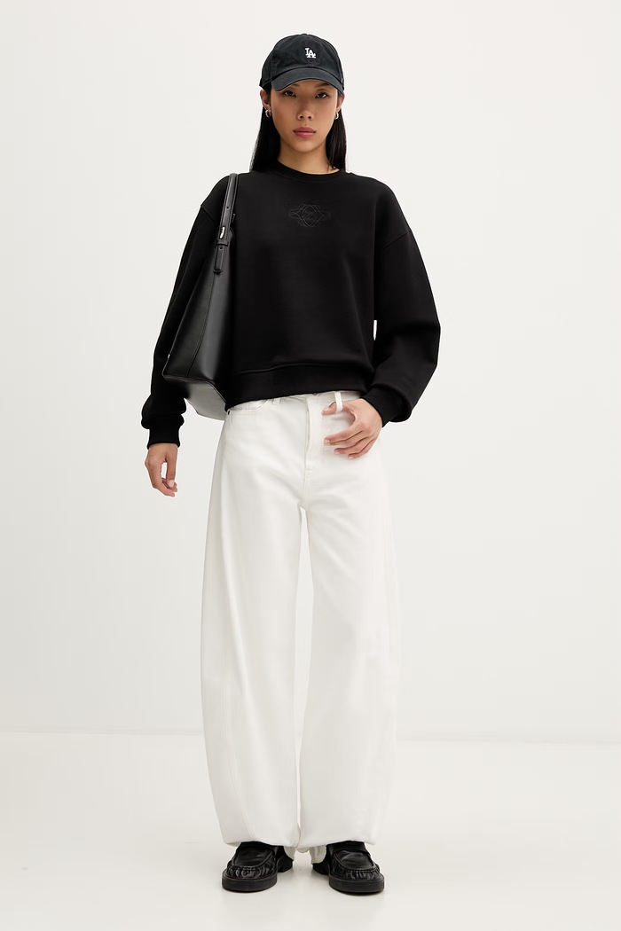 HUGO bluza damska bawełniana Daxandria_1 50566693 czarny AW26