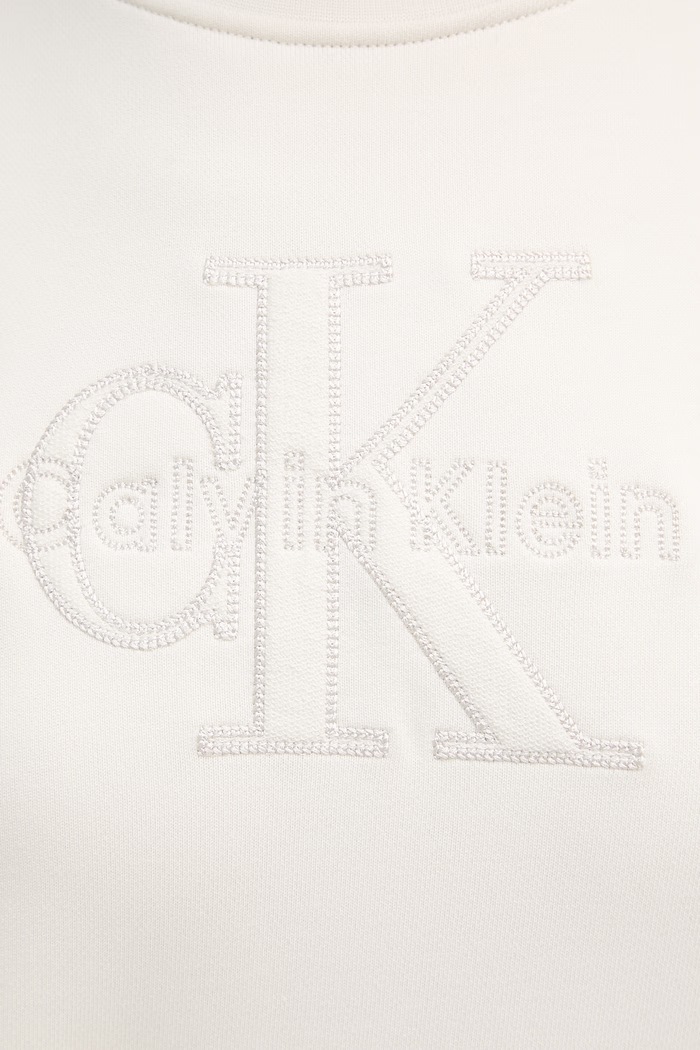 Calvin Klein Jeans dukserica za žene od pamuka LV047G820G bež