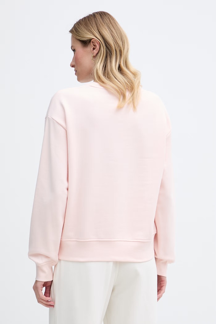 Odzież Calvin Klein Jeans bluza damska bawełniana LV047G820G różowy