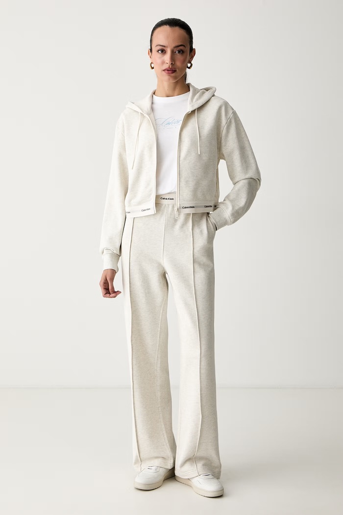 Calvin Klein Jeans μπλούζα με κουμπιά γυναικεία βαμβακερή LV047G252G μπεζ AW26