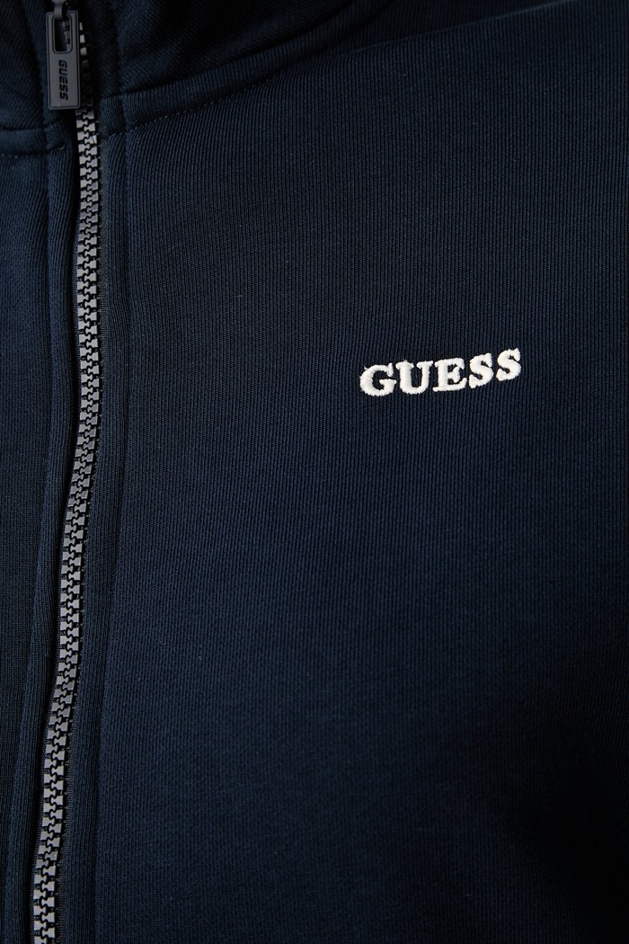 Guess μπλούζα με κουμπιά γυναικεία με βαμβάκι PHOEBE V6YQ26.K5140 σκούρο μπλε