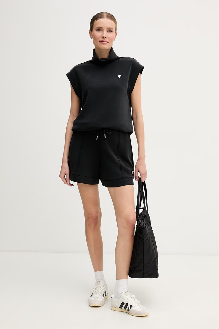 Guess hanorac fără mâneci pentru femei cu modal OLYMPE V6YQ18.K4318 negru AW26