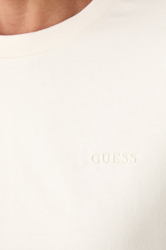 Guess уголемен суичър дамски с памук PHOEBE V6YQ10.K4291 бежов