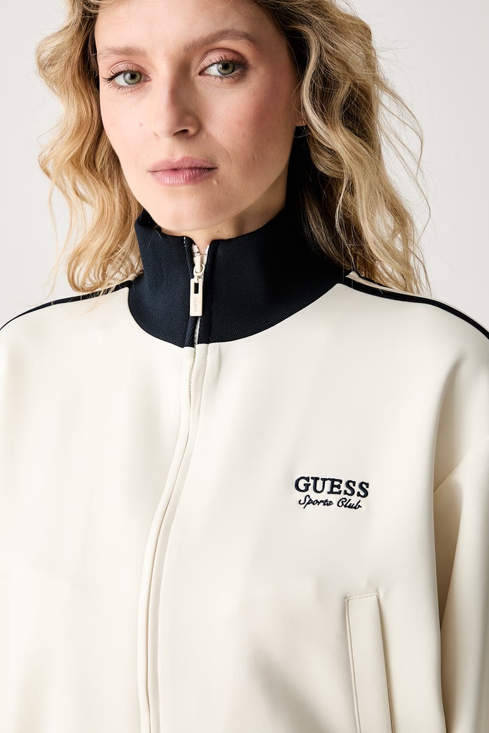 Guess oversize mikina dámská HOSHI béžová V6YQ07.K4287