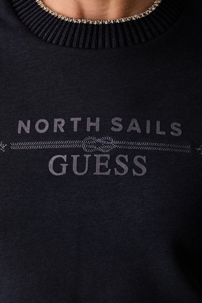 Guess bluza damska z bawełną X NORTH SAILS W6YQ23.K5316 granatowy